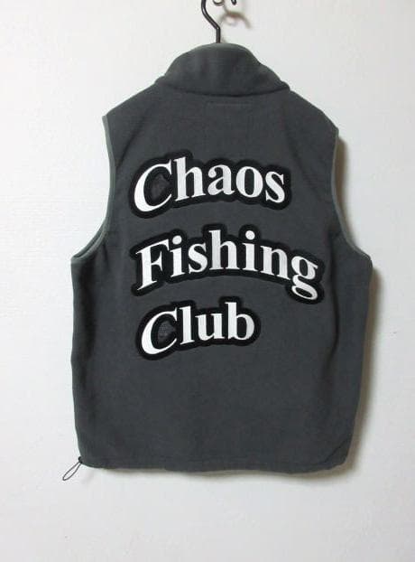 Chaos Fishing Club Arch Logo フリース ベスト CHAOS FISHING CLUB | カオスフィッシングクラブ | CFC×SNIPEER