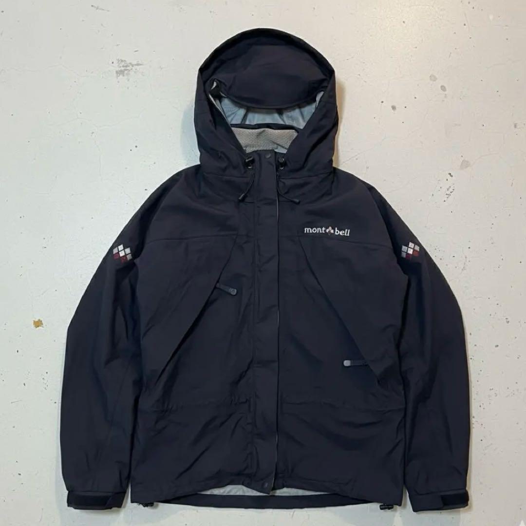 montbell テック シェルジャケット gore-tex 刺繍ロゴ y2k - メルカリ