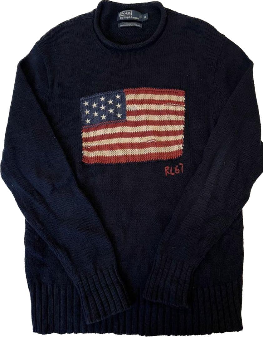 ラルフローレン 星条旗 ニット キムタク着用 激レア|mercariメルカリ