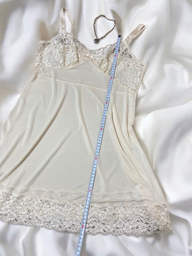 希少80s当時物レースキャミワンピバレエコアy2kランジェリーフェアリー