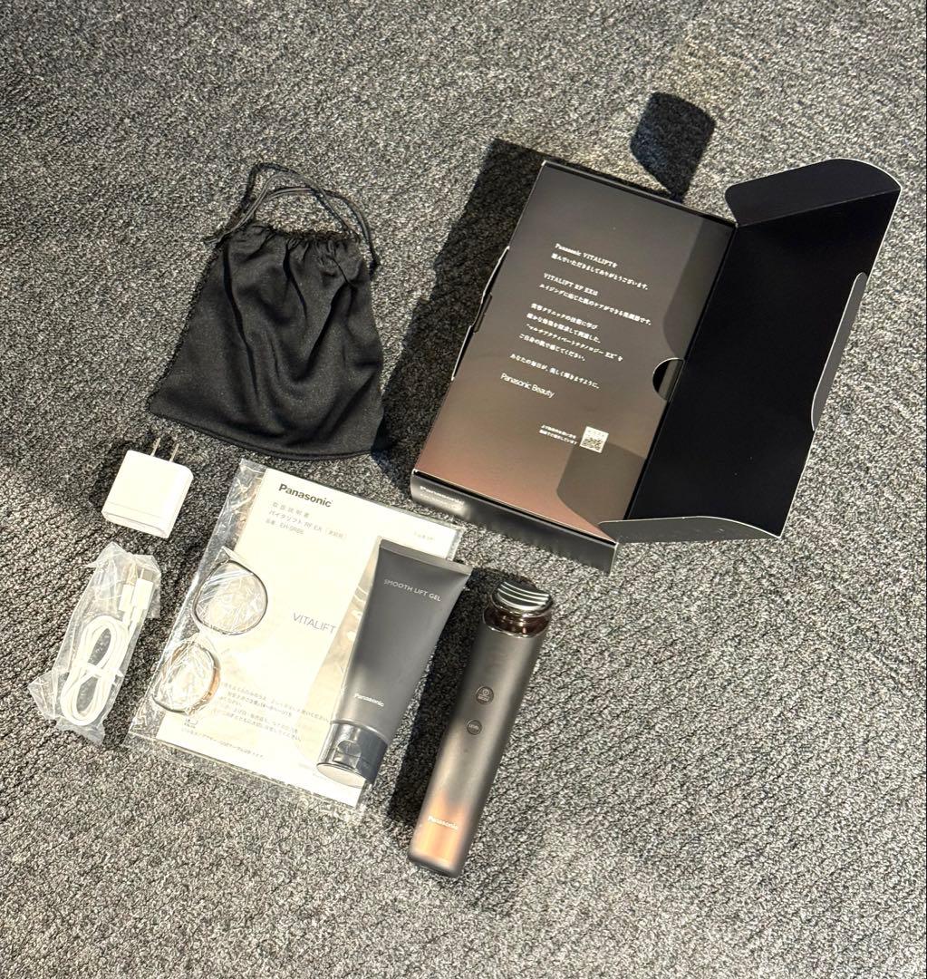 美品　バイタリフト　RF EX ブラウン EH-SR86-T 美顔器 月額11,800円レンタルプラン：パナソニック 美顔器 エイジングケア