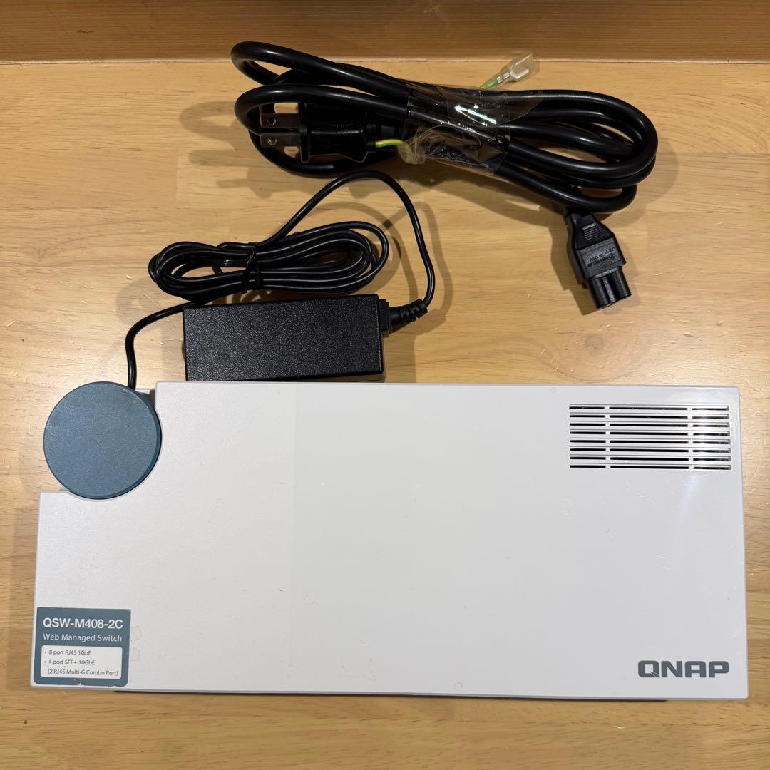 QNAP QSW-M408-2C 10GbE L2 Webマネージドスイッチ QSW-M408-2C | SMBのネットワークデプロイ用、エントリーレベルの10GbE