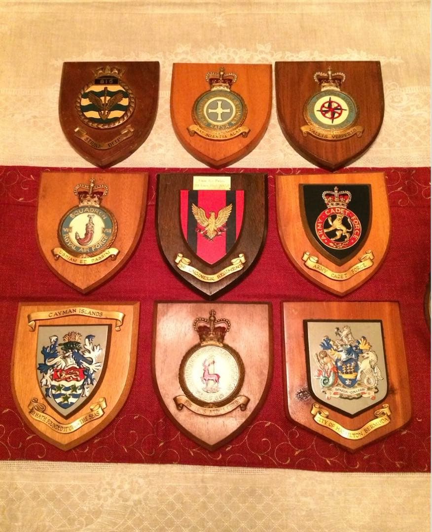 アンティーク　木製盾コレクション 19枚セット C-MODEL IRON WOOD CHEST-SH-043 / 大阪・堀江・家具屋・ヴィンテージ