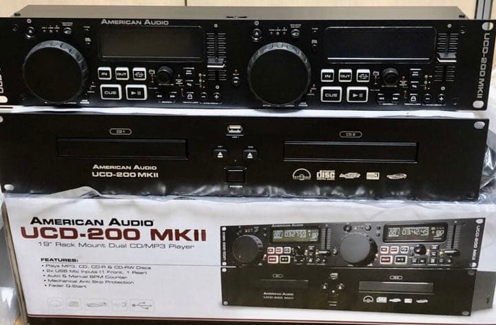まとめ割 新品同様 DJアメリカンオーディオ デュアルCDプレーヤーUCD