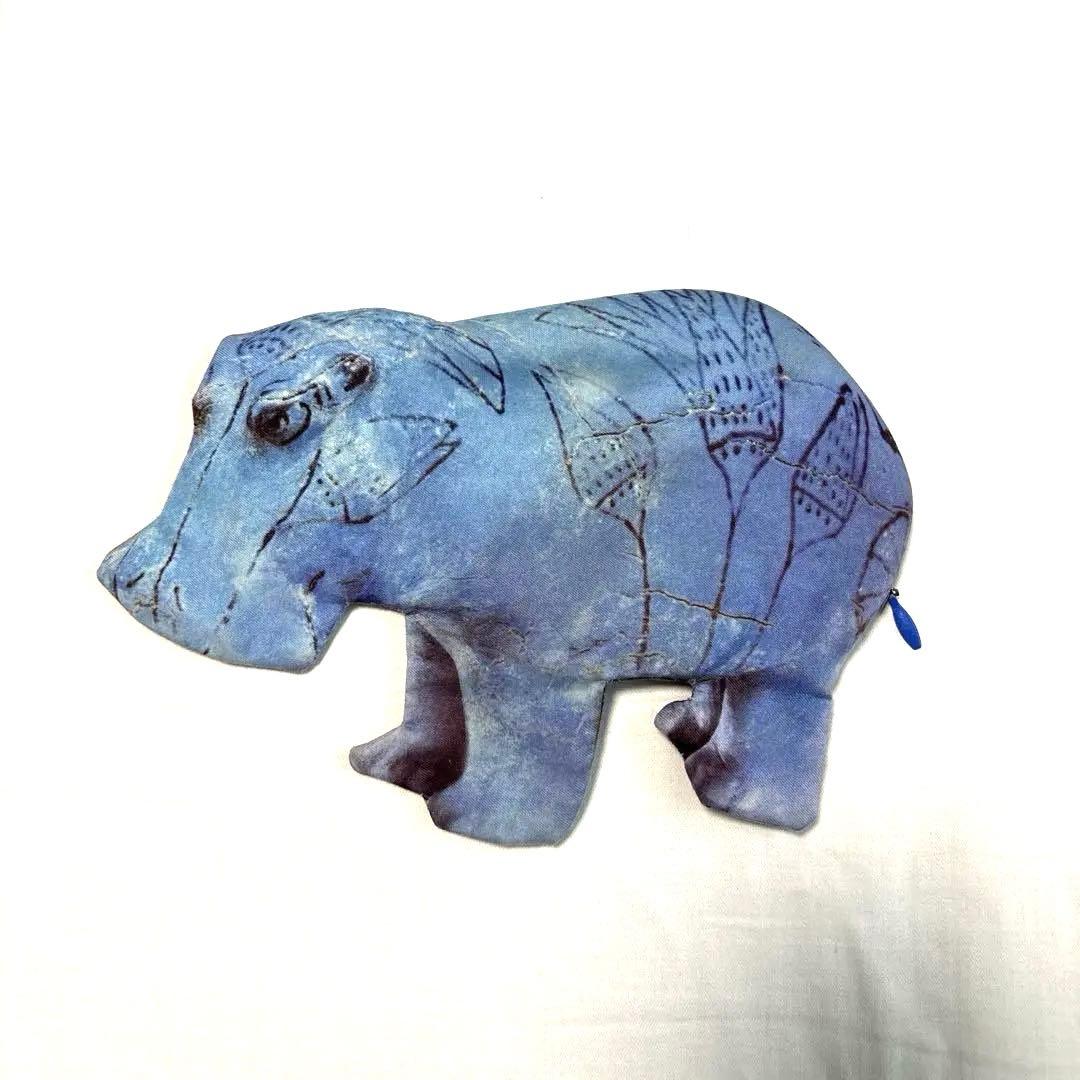 メトロポリタン美術館 希少 カバ ポーチ NY 幸せを運ぶカバ ウィリアム