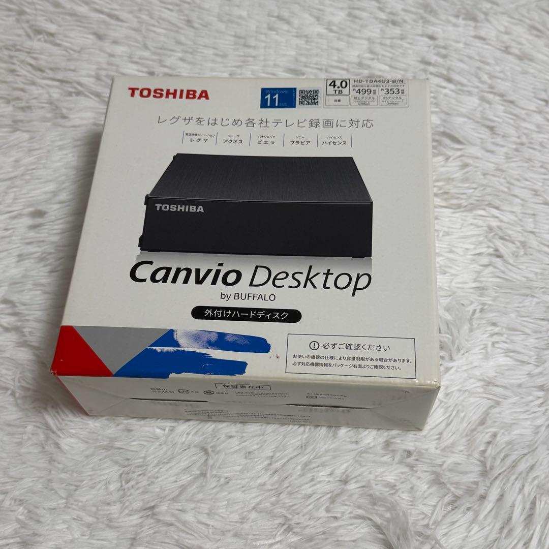 【メルト】TOSHIBA Canvio Desktop 4TB 外付け メルト様専用】TOSHIBA Canvio Desktop 4TB 外付け