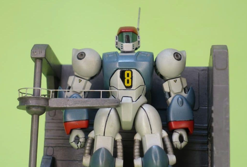 全塗装完成品】1/144 ラウンド・バーニアン・バイファム ／整備