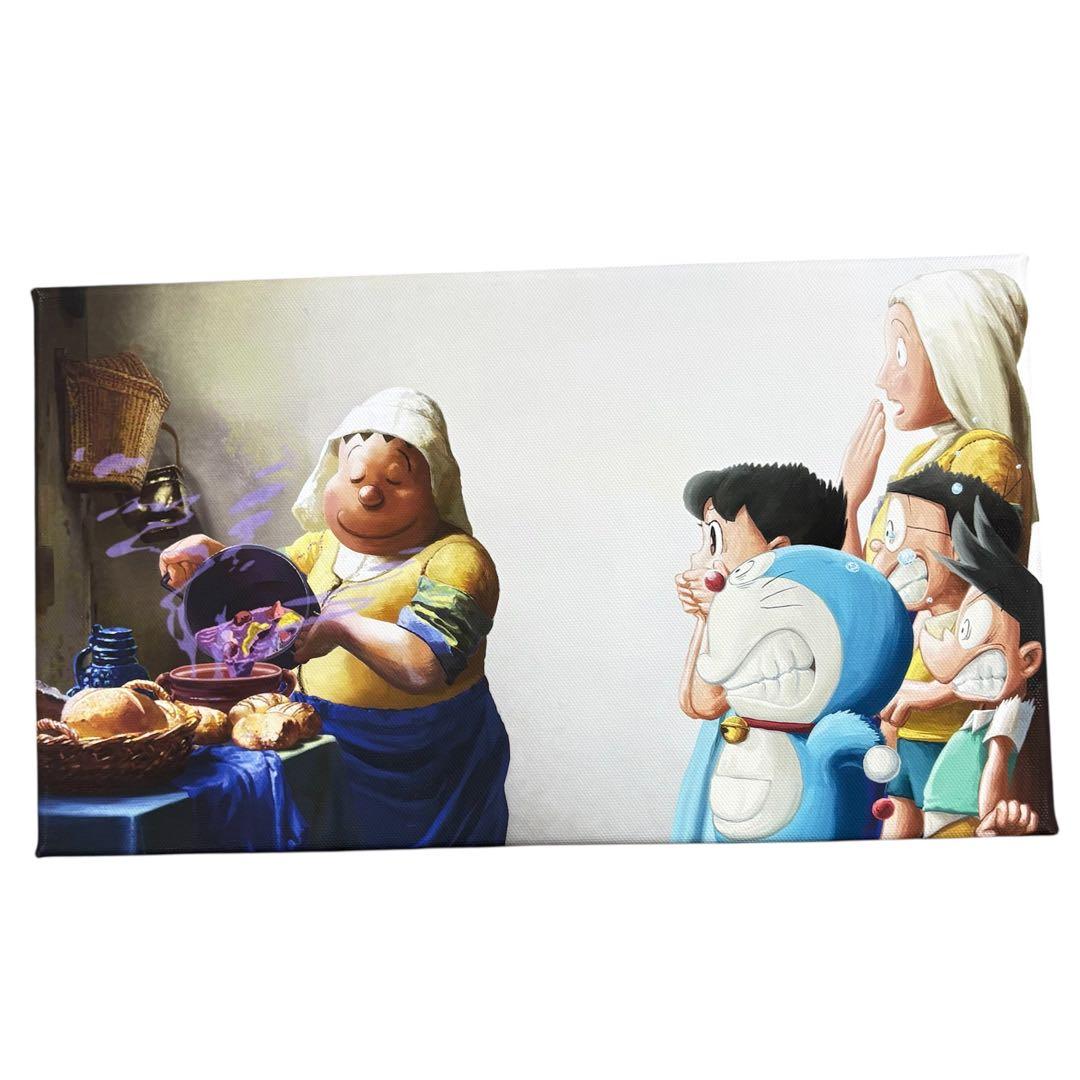 映画 ドラえもん のび太の絵世界物語 牛乳を注ぐ女 ファブリックボード