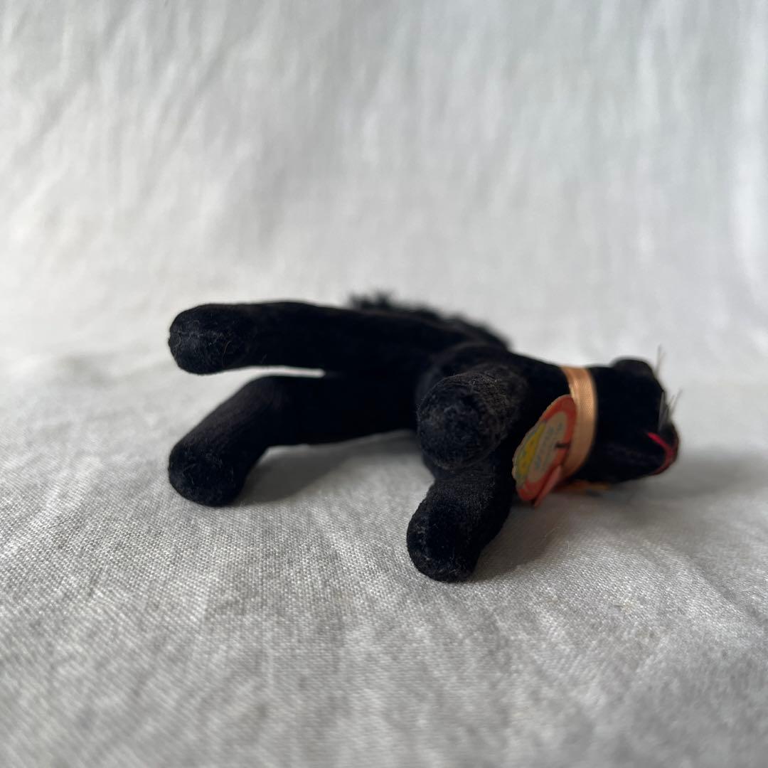 最小】アンティーク シュタイフ トムキャット tom cat 黒ねこ - メルカリ