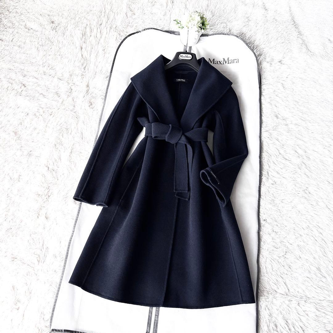 極綺麗‼️マックスマーラ 艶感美しい クチートアマーノ ショールカラー