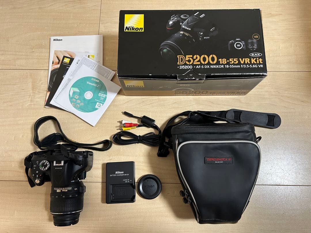 Nikon D5200 18-55 VRキット ヨドバシ.com - ニコン NIKON D5200 ダブルズームキット ブラック