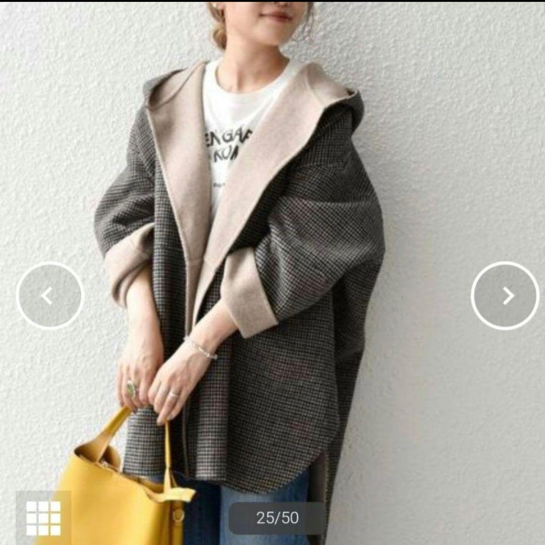 美品】SHIPS any リバーフーデッド ミディコート - メルカリ