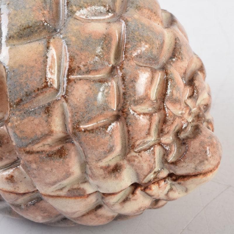 茶道具 萩焼 十三代 田原陶兵衛造 松実香合 共布共箱