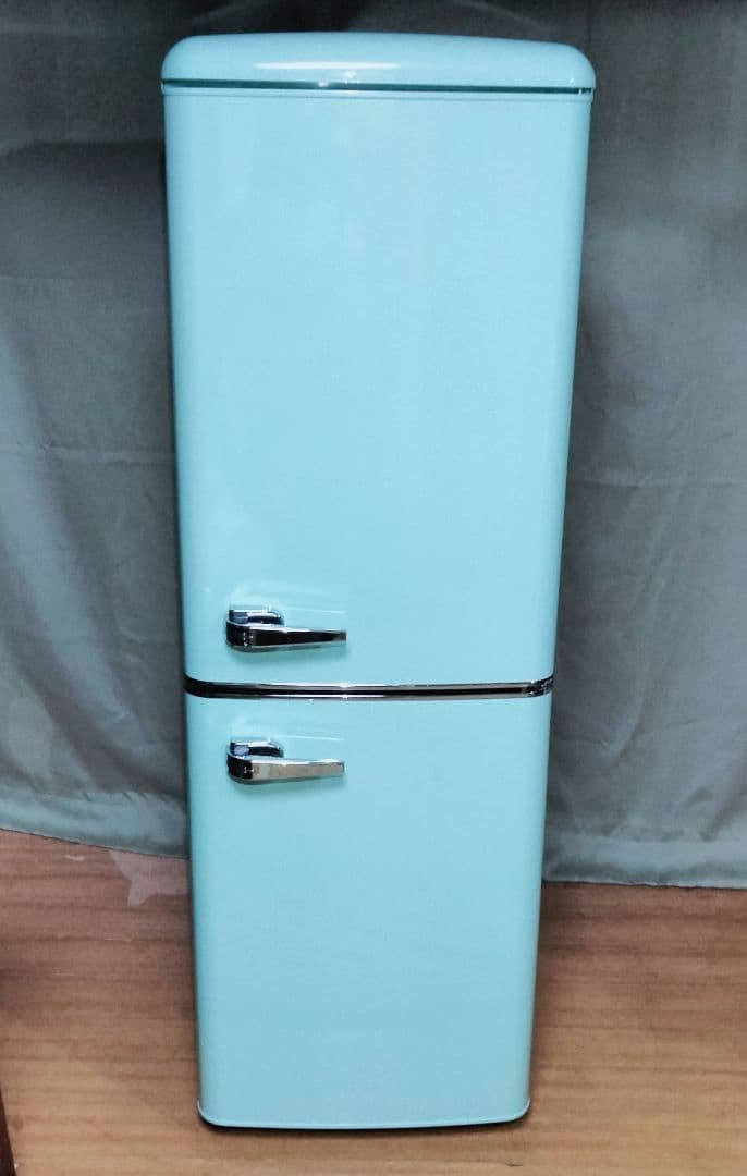 はまさき近隣地域発送無料　アイリス　130L冷蔵庫 PRR-142D-LG 冷蔵庫 130L レトロ 小型 一人暮らし 2ドア 幅48cm PRR-142D-W