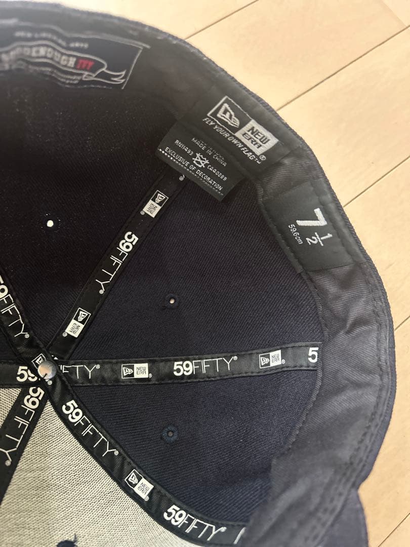 GOODENOUGH New Era GEロゴキャップ 7 1/2 美品 - メルカリ