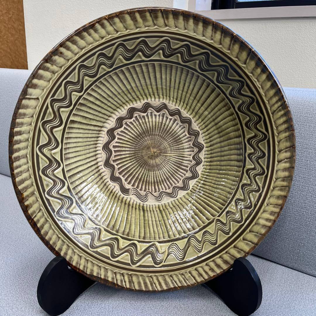 未使用❗️美品❗️小鹿田焼　大皿　直径40㎝ 2026年最新】小鹿田 大皿の人気アイテム - メルカリ