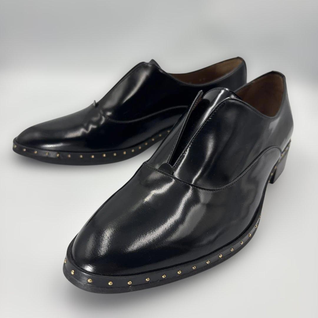 ✨新品✨　ペルティニ　ブラック　レザー　スタッズ　マニッシュシューズ　ローファー 2026年最新】Pertini カラー：ブラック系 ローファー・革靴の人気