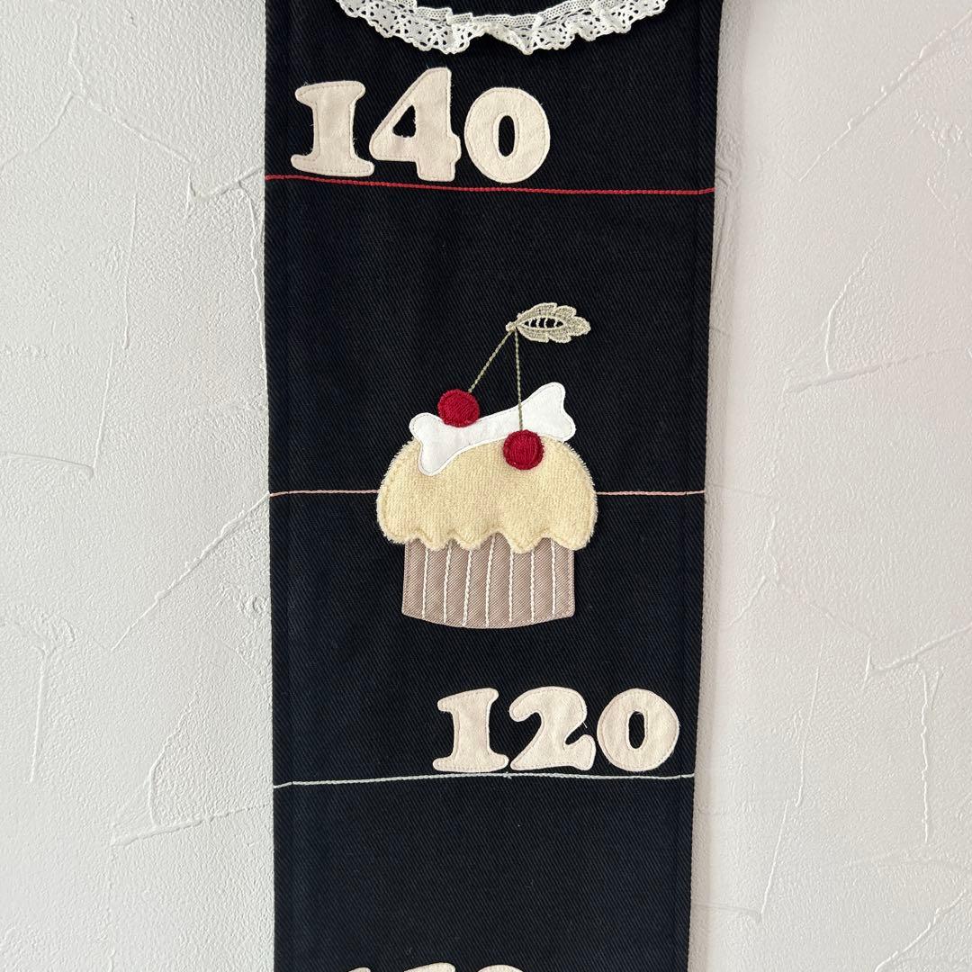 ALBELOBELO ホームデコ 身長計 いぬ シェフ レース カップケーキ