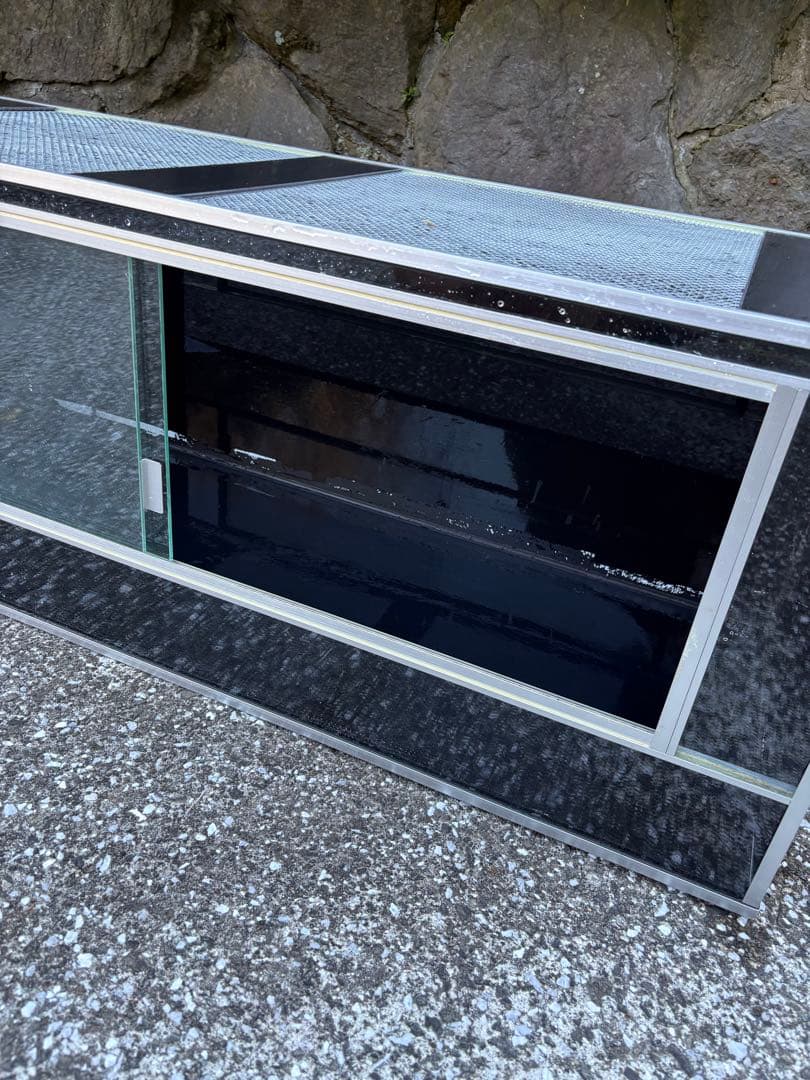 龍匠 大型ガラス飼育ケージ 120×45×45