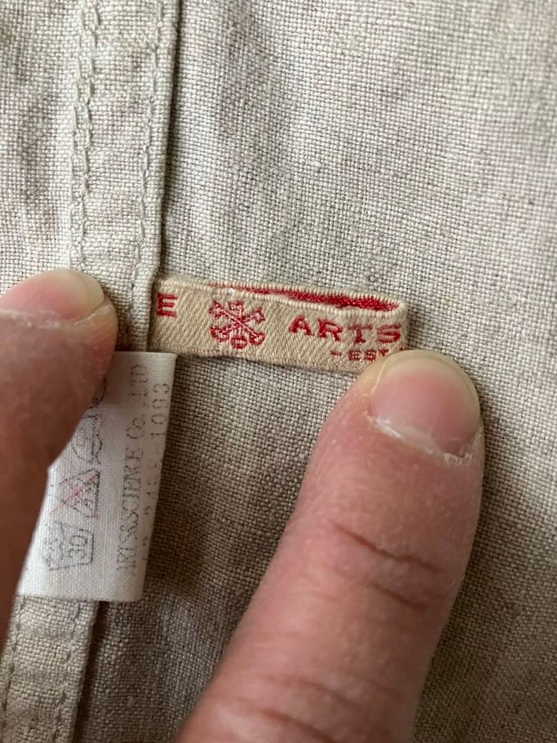 ARTS&SCIENCE アーツ&サイエンス エプロン ベージュ 生成り 9 - メルカリ