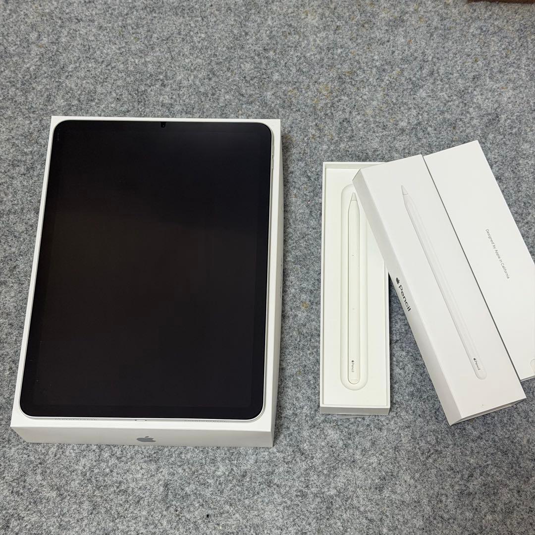 iPadAir 第4世代 256GB Wi-Fi シルバー pencil付き - メルカリ