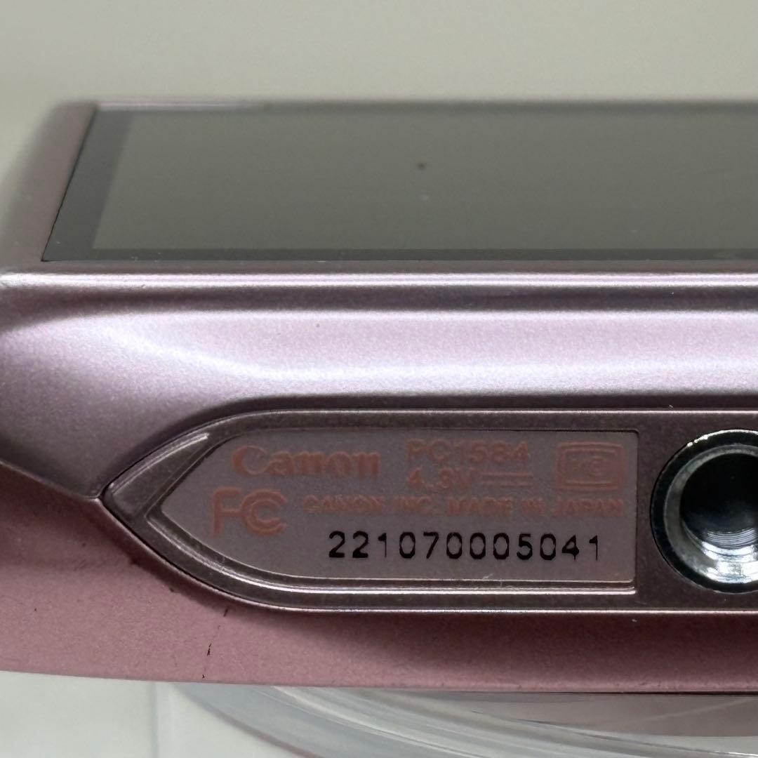 Canon IXY 31S PC1584 充電器 ピンク コンデジ 動作品