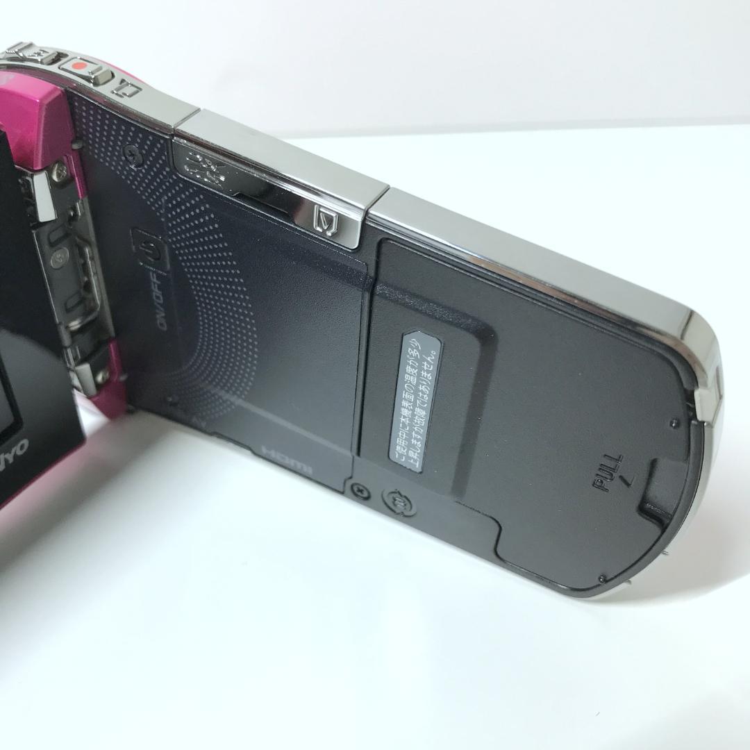 未使用】SANYO Xacti ザクティ DMX-CS1 ピンク ビデオカメラ