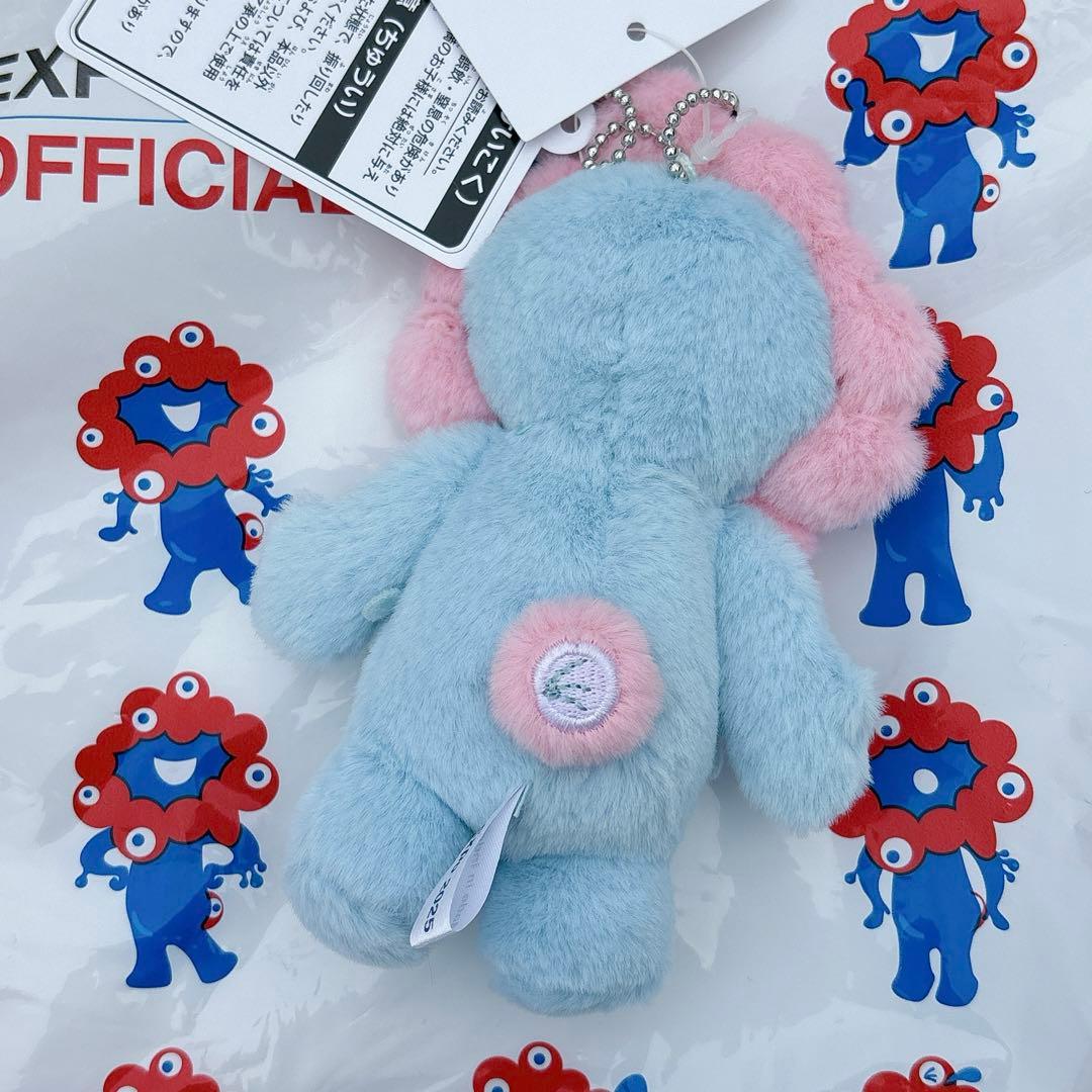 新品】関西万博 ミャクミャク カラーマスコット キーホルダー ブルー