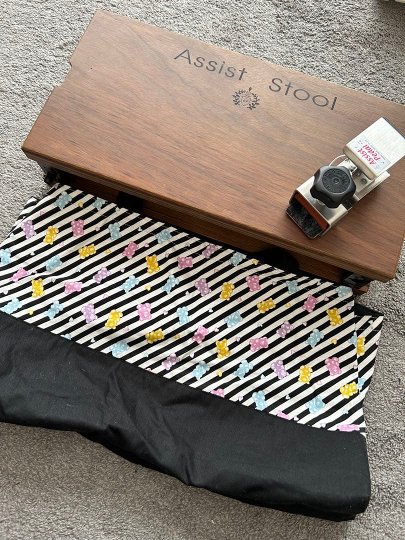 ピアノ　アシストスツール　アシストペダル 吉澤 ピアノ補助ペダル アシストペダルとピアノ足台 ケース付き