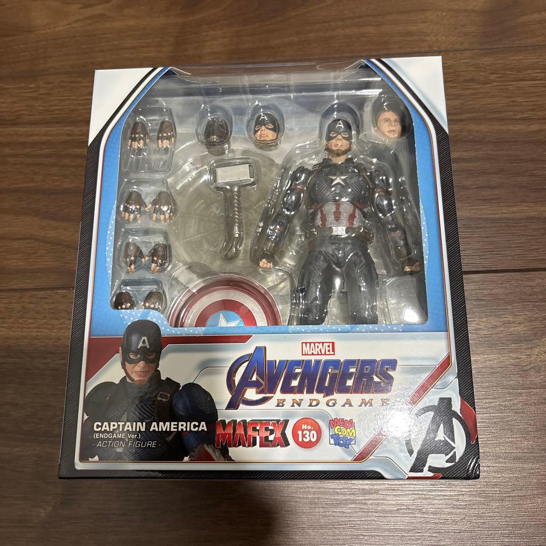 mafexキャプテンアメリカ　アベンジャーズ エンドゲーム アベンジャーズ／エンドゲーム』版のキャプテン・アメリカがアクション
