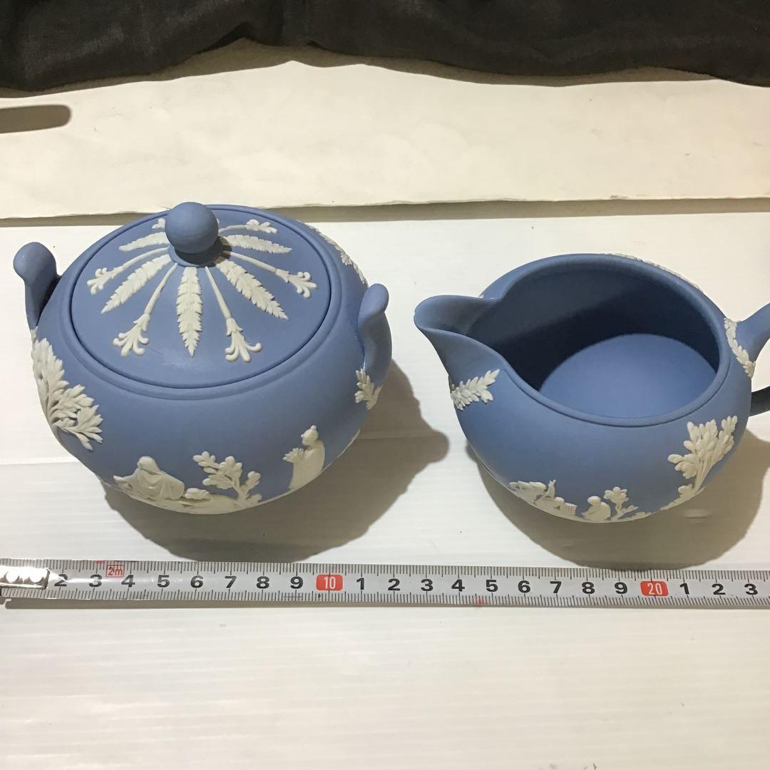 新品同様ウェッジウッド ジャスパー デミタスコーヒーセット