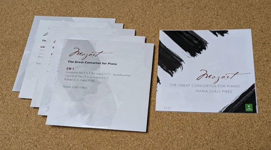 ふなどん様専用 5CD BOX（輸入）M・ピリス／モーツァルト: ピアノ