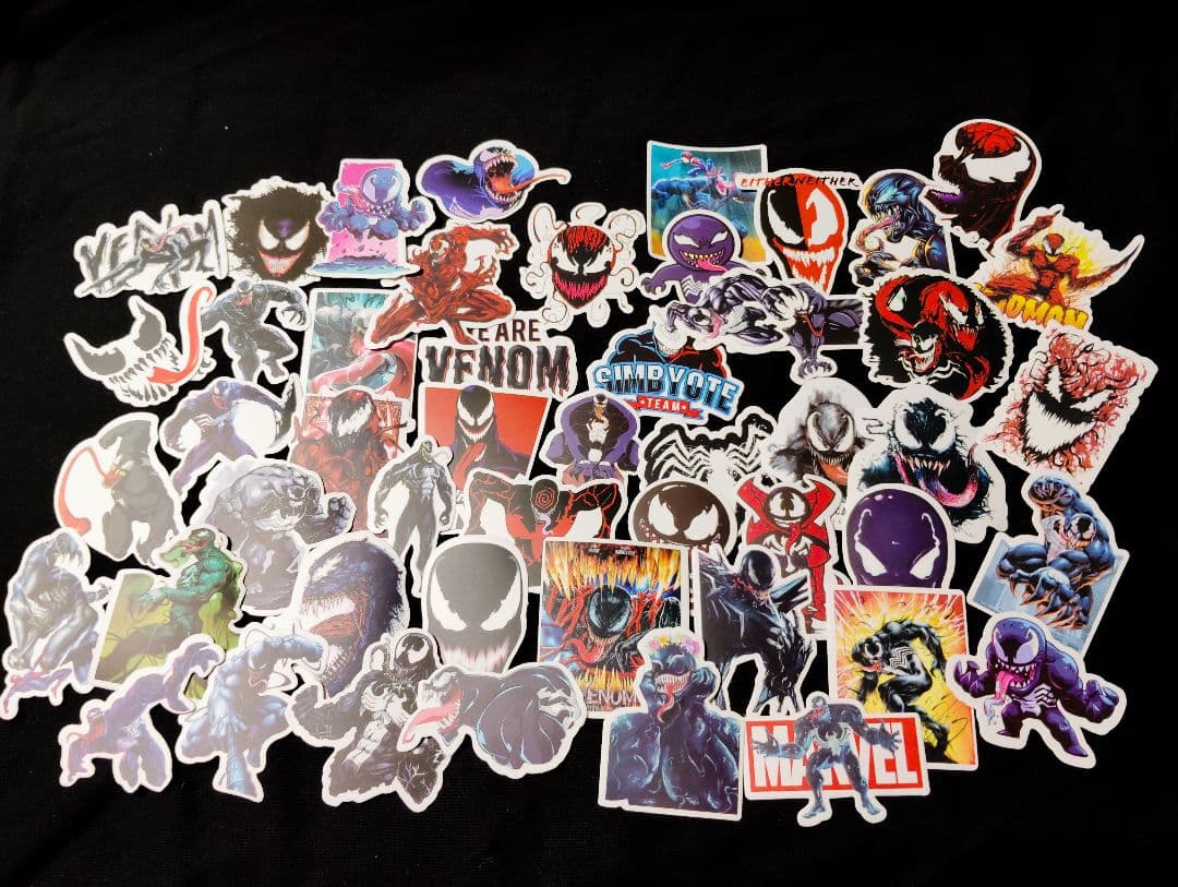 ヴェノム ステッカー 50枚セット 防水 マーベル Venom カーネイジ