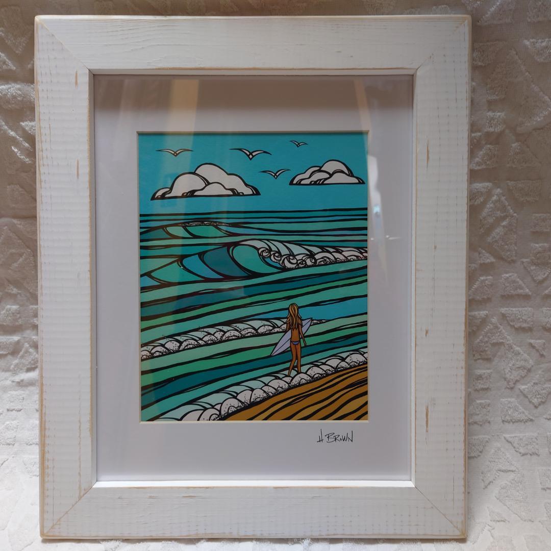 真作/海野陽光/月下狸図/布袋屋掛軸HI-310