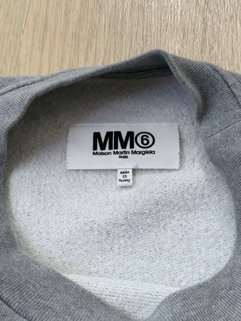 ほぼ未使用MM6 Maison Margiela グレー ロングスウェット 38