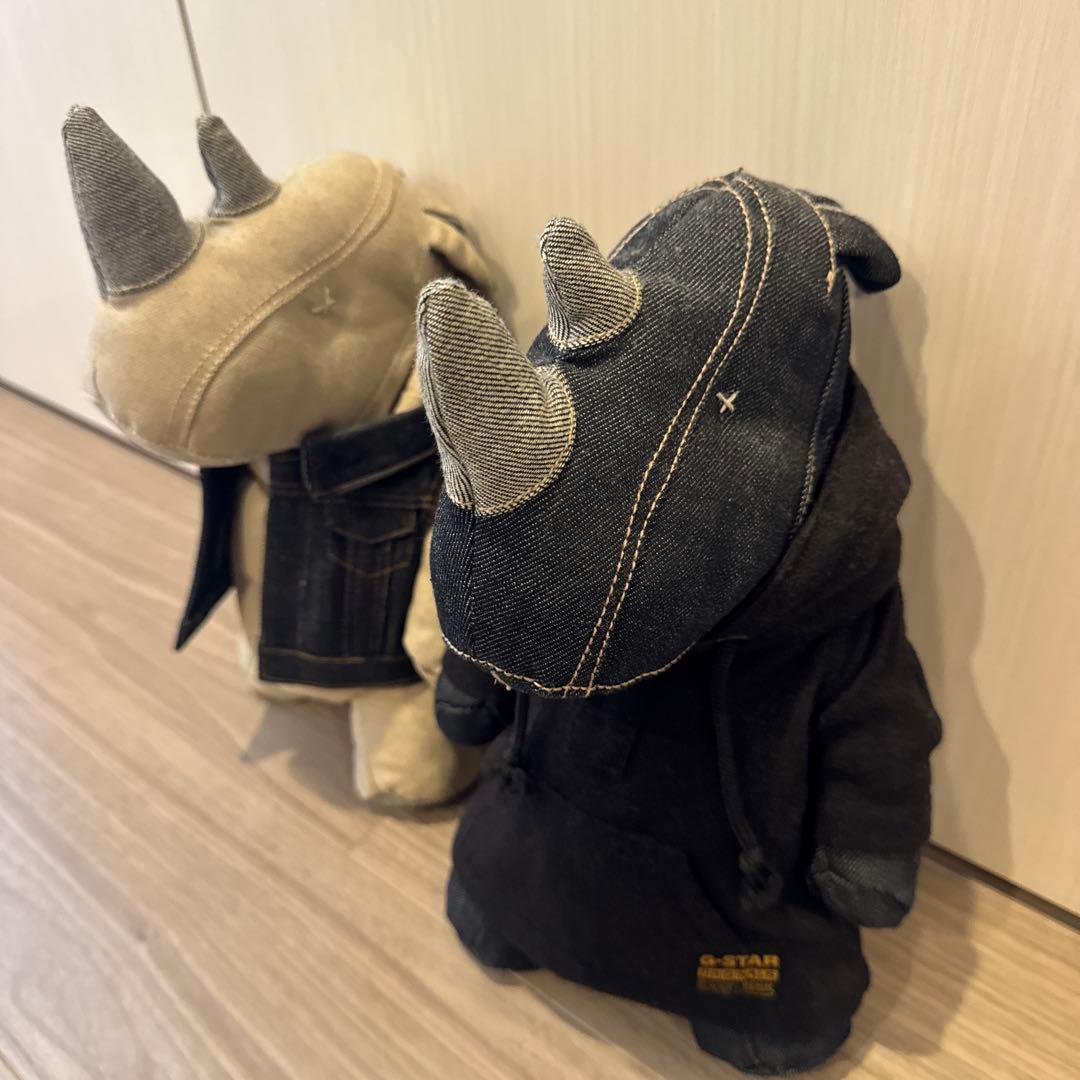 G-STAR RAW サイのぬいぐるみ 2体セット - ぬいぐるみ一 番 安い