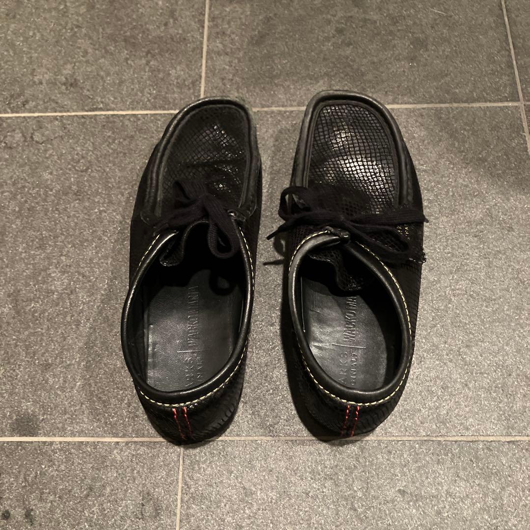 入手困難】ワコマリア×クラークス ワラビー 23ss 蛇柄 クロコダイル