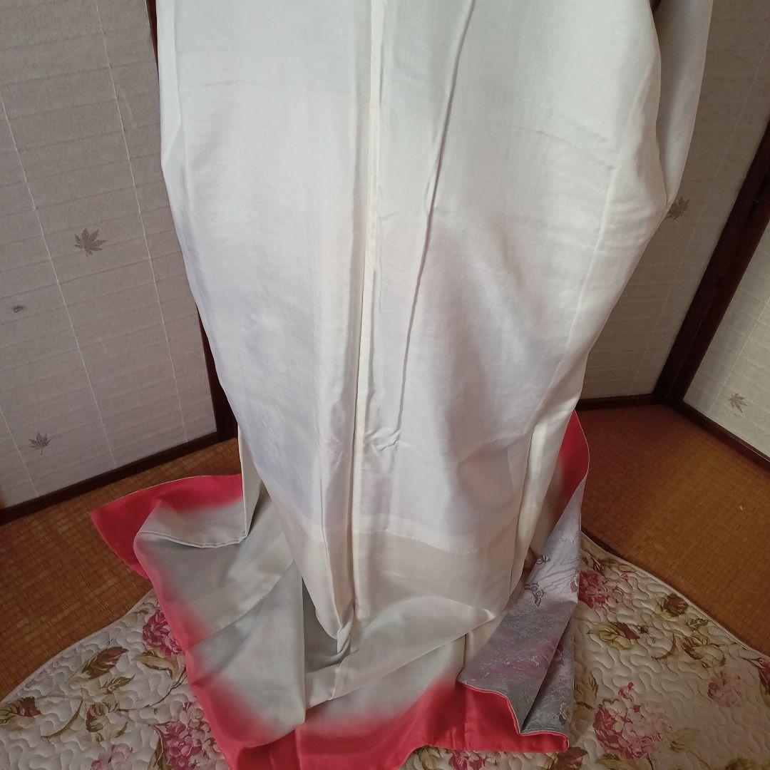 4855未使用超美品　素敵♥大人可愛い付下げ小紋　蝶々