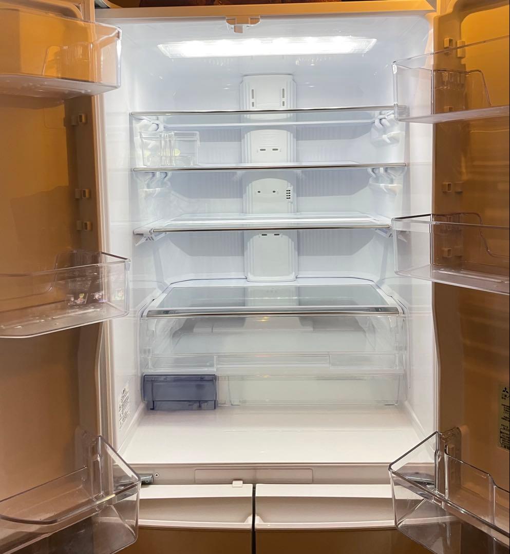 【掲載終了間近‼️】三菱 6ドア冷蔵庫 MR-R46J-W 2023年製 462L 三菱電機 6ドア冷蔵庫 462L ホワイト MR－R46E－W の通販