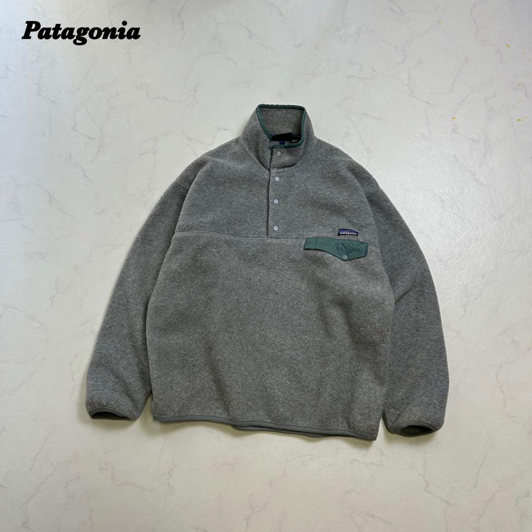 好配色】90s パタゴニア シンチラ スナップt グレー系 L - メルカリ
