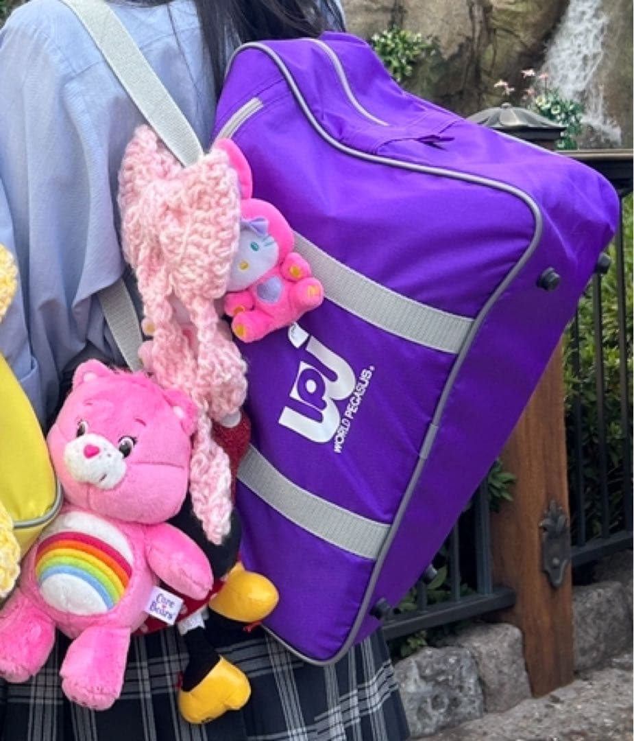 ワールドペガサス ワッペ スクバ スクールバック 紫 - メルカリ