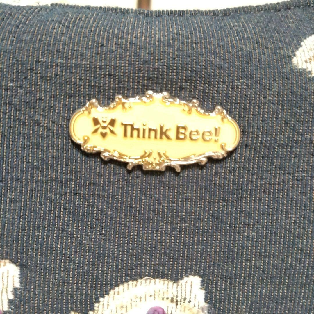 新品未使用】シンクビー ノバビアンカ ビーズ トートバッグ