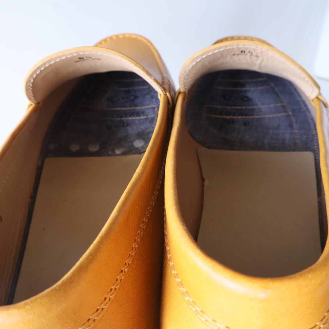 未使用トッズ　ゴンミーニ　イエローキャメル　8.5 27.5cm ドライビング