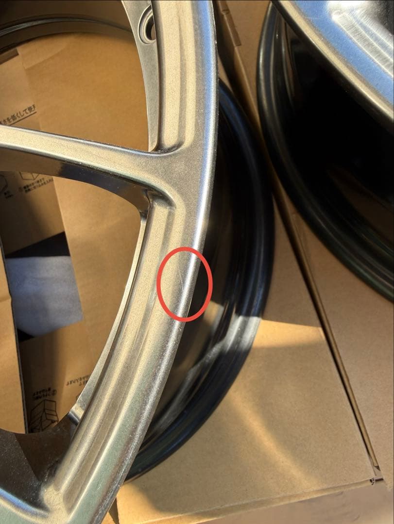 h*7様 送料込み！極美品！ガリ傷無! BBS RF505 17インチ PCD1