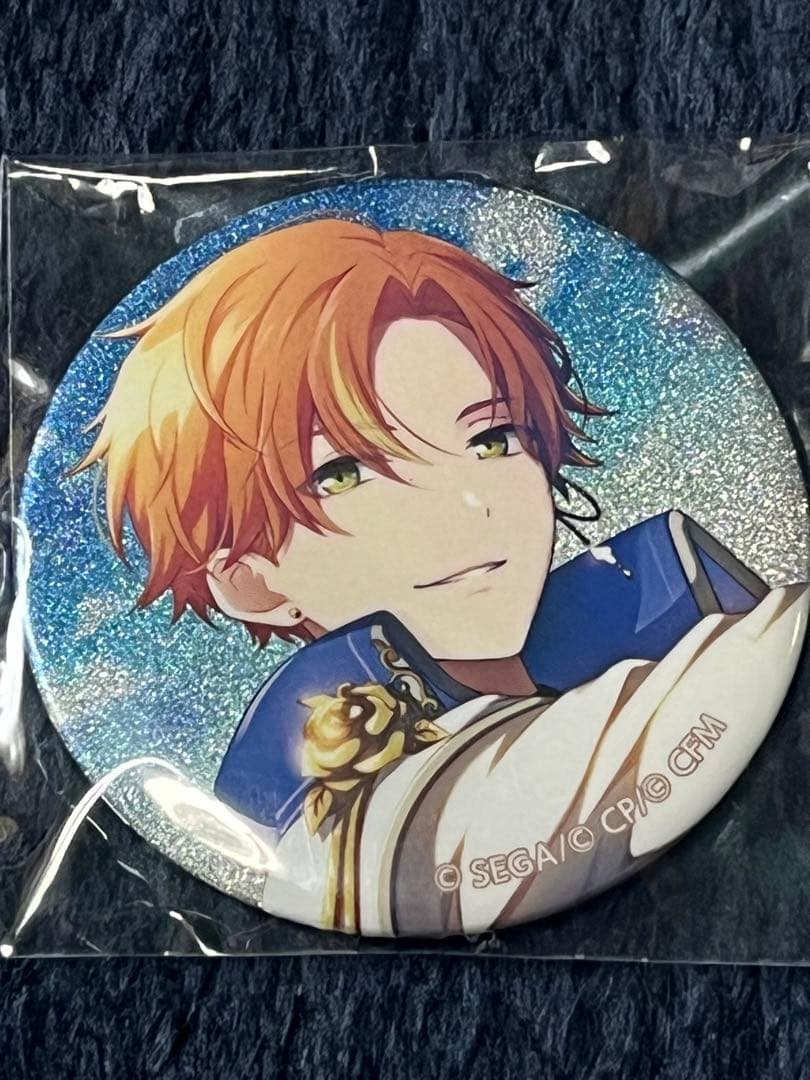 プロセカ 東雲彰人 グリッター缶バッジ ホワイトデー 白騎士 - メルカリ