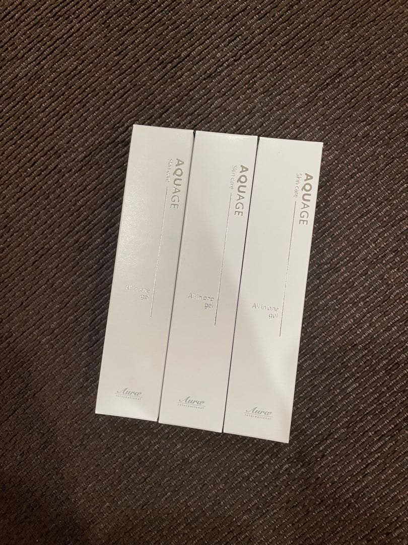 オールインワンジェル　アクアージュ　新品　美容液　オールインワン　お得 新品封シール破れ)アクアージュ スキンケア オールインワン ジェル 50g