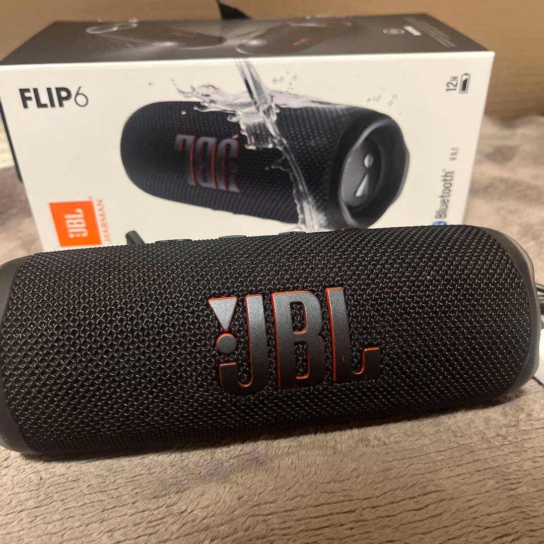 JBL FLIP6 ブラック ワイヤレススピーカー - メルカリ