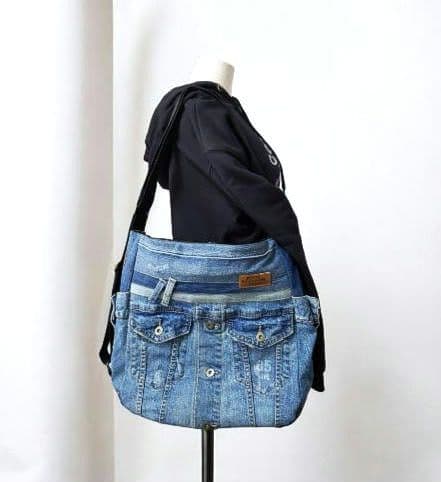 デニムリメイク 3wayバッグ F-1 - メルカリ