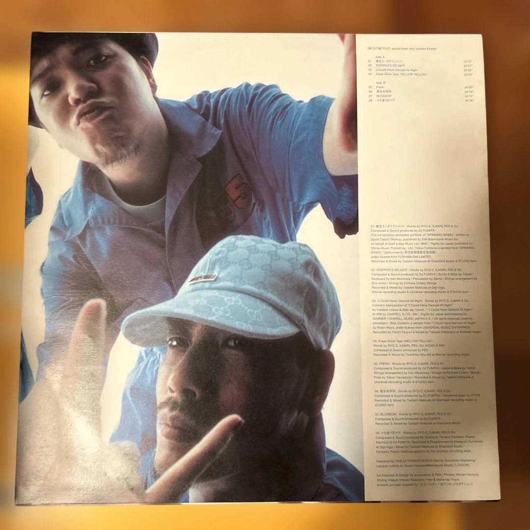 RIP SLYME/\"FIVE\" LP オリジナル盤