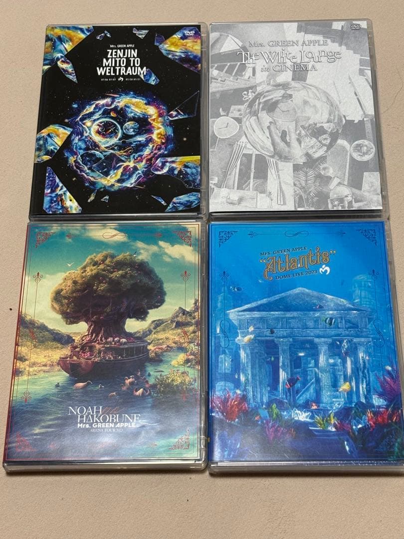 Mrs. GREEN APPLE ライブDVDセット DVD」7本セット／Mrs.GREEN APPLE／作品集 : PC style - 通販 - Yahoo